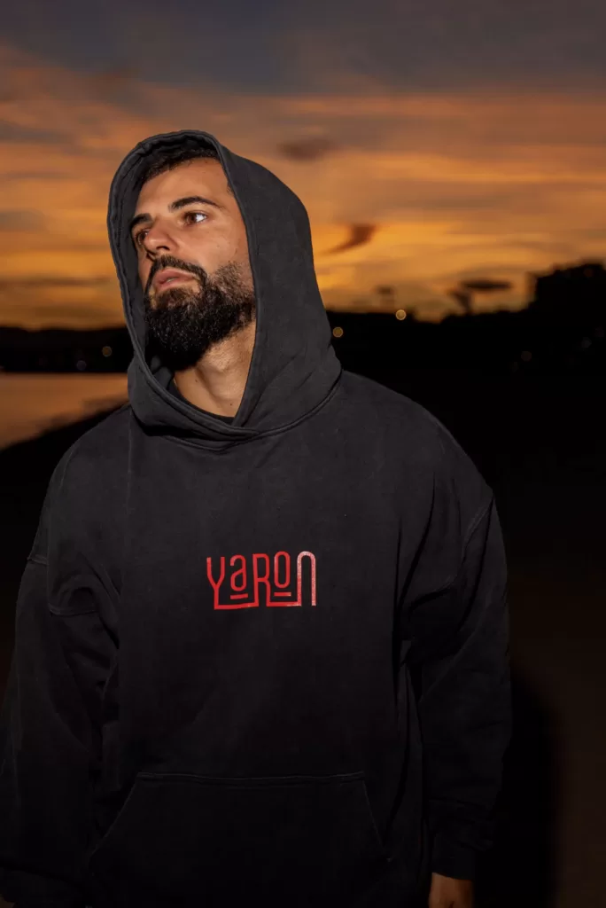 Hoodie Black Vintage